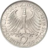 Reverse 2 Mark 1957 G Max Planck
