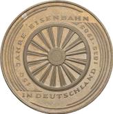 Obverse 5 Mark 1985 G Railroad