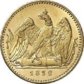 Reverse Frederick D'or 1832 A