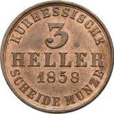 Reverse 3 Heller 1858