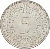 Obverse 5 Mark 1963 D