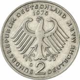 Reverse 2 Mark 1976 G Theodor Heuss