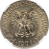 Obverse 10 Zlotych 1971 MW 200th Anniversary of the Death of Tadeusz Kosciuszko