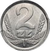Reverse 2 Zlote 1983 MW Pattern