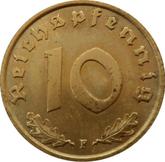 Obverse 10 Reichspfennig 1938 F