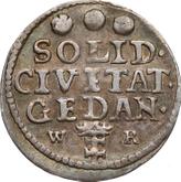 Reverse Schilling (Szelag) 1753 WR Danzig