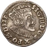 Obverse 3 Groszy (Trojak) 1590 ID Olkusz Mint