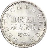 Reverse 3 Mark 1924 G