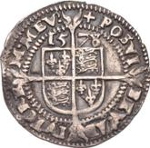 Reverse Threepence 1578 Fifth issue