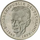 Obverse 2 Mark 1989 D Kurt Schumacher