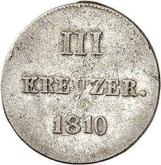 Reverse 3 Kreuzer 1810