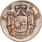 Obverse 1 Pfennig 1825 F.W.