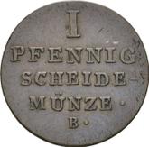Reverse 1 Pfennig 1829 B