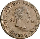 Obverse 3 Maravedís 1826 PP
