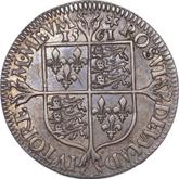Reverse Sixpence 1561 Milled coinage