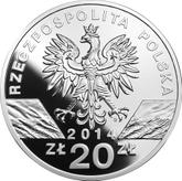 Obverse 20 Zlotych 2014 MW Polish konik horse