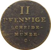Reverse 2 Pfennig 1829 C