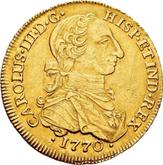 Obverse 8 Escudos 1770 NR VJ
