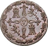 Reverse 8 Maravedís 1824 J