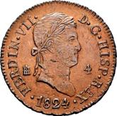 Obverse 4 Maravedís 1824