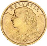 Obverse 20 Francs 1927 B Vreneli