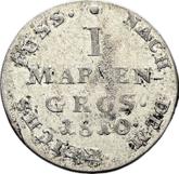 Reverse Mariengroschen 1810 C