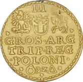 Reverse 3 Groszy (Trojak) 1592 Malbork Mint