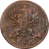 Obverse 1 Heller 1818 F G.B.