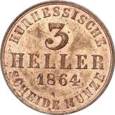 Reverse 3 Heller 1864