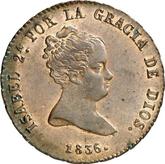 Obverse 4 Maravedís 1836