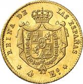 Reverse 4 Escudos 1866