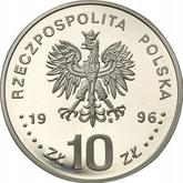 Obverse 10 Zlotych 1996 MW Stanislaw Mikolajczyk