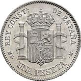 Reverse 1 Peseta 1882 MSM
