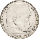 Obverse 2 Reichsmark 1936 J