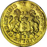 Reverse 3 Groszy (Trojak) 1755 Danzig