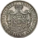 Reverse Thaler 1867 A