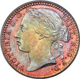 Obverse Third Farthing 1876