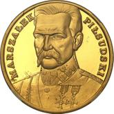Reverse 500000 Zlotych 1990 Jozef Pilsudski