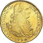 Obverse 8 Escudos 1794 IJ