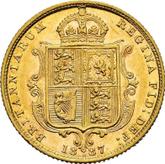 Reverse Half Sovereign 1887 M JEB Jubilee portrait