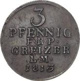 Reverse 3 Pfennig 1813