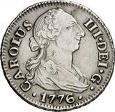 Obverse 2 Reales 1776 S CF