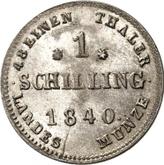 Reverse Shilling 1840