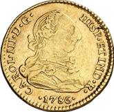 Obverse 2 Escudos 1786 PTS PR