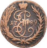 Reverse Polushka (1/4 Kopek) 1789 АМ Pattern