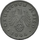 Reverse 1 Reichspfennig 1944 E