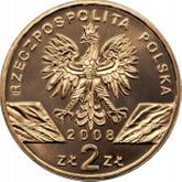 Obverse 2 Zlote 2008 MW NR Peregrine falcon