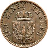 Obverse 1 Pfennig 1867 B