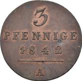 Reverse 3 Pfennig 1842 A