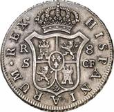 Reverse 8 Reales 1778 S CF